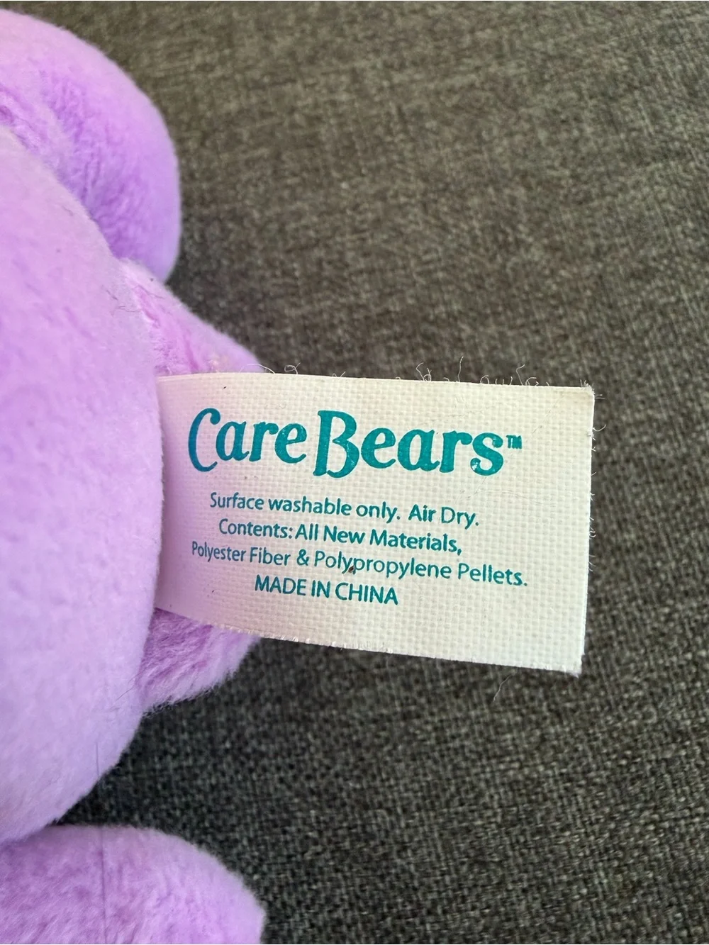 Care Bears Lavender Heart Lollipop Bear Plush